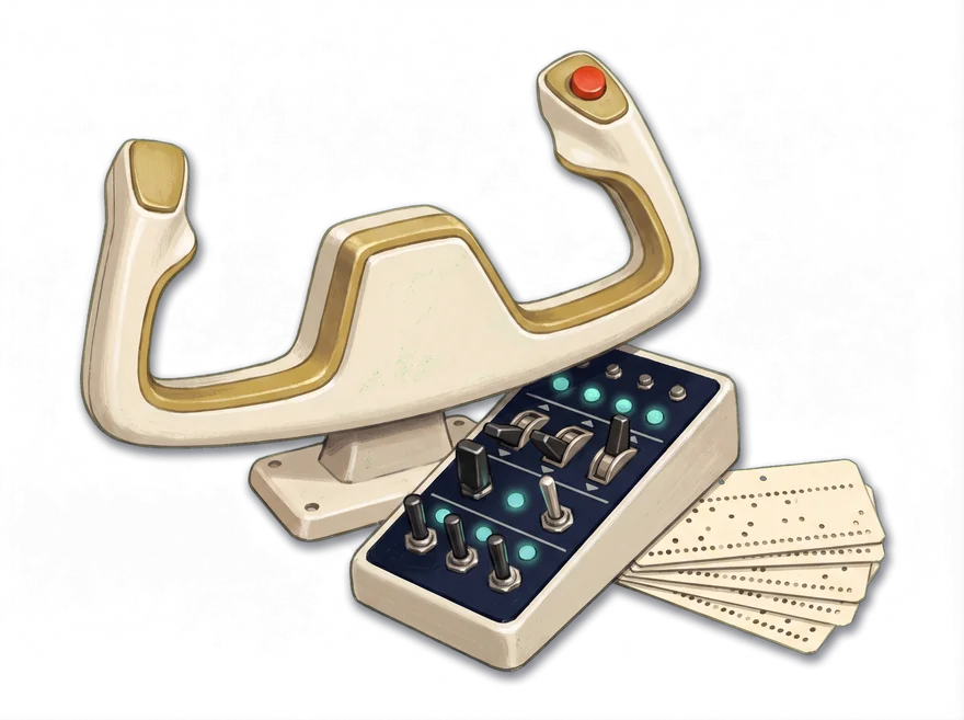 KosmosKosmos cockpit control illustration
